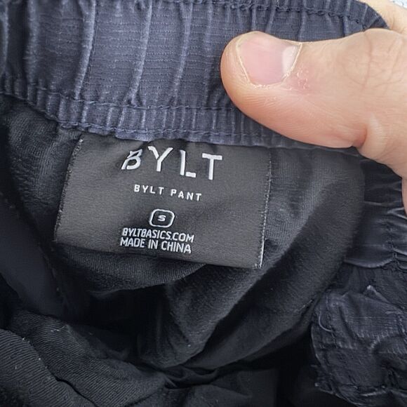 BYLT Weekender Pants Men's Small Blue Stretch Ripstop Drawstring Casual - Picture 10 of 11